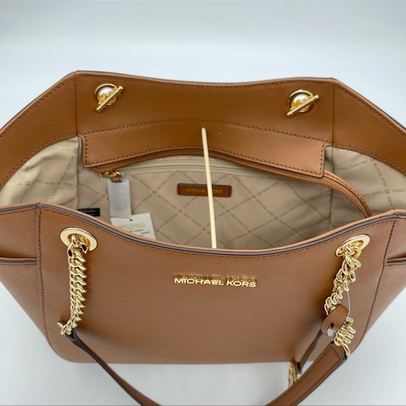 Michael Kors Chain Tote & Trifold Wallet Luggage - Picture 6 of 12